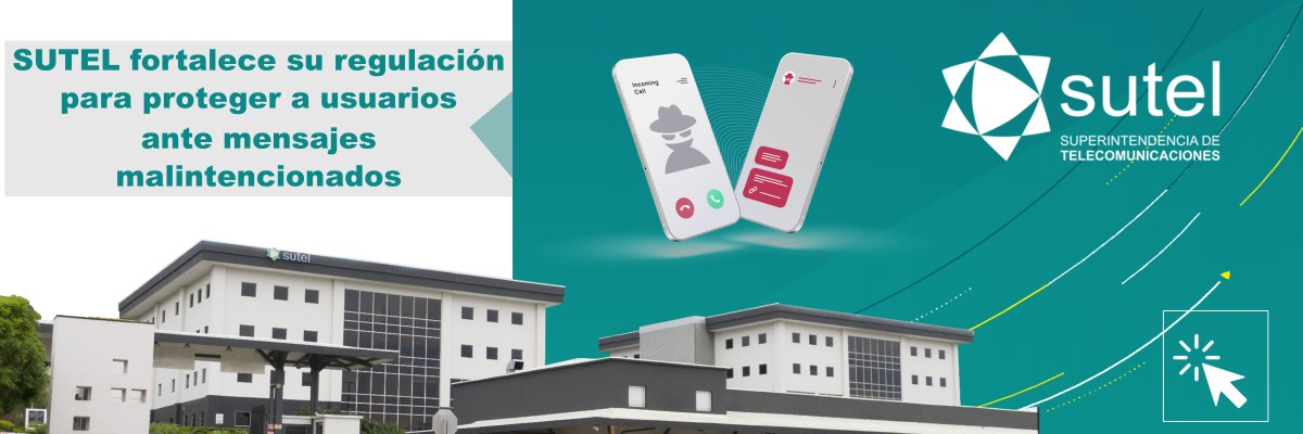 Banner informativo SUTEL fortalece su regulación para proteger a usuarios  ante mensajes malintencionados