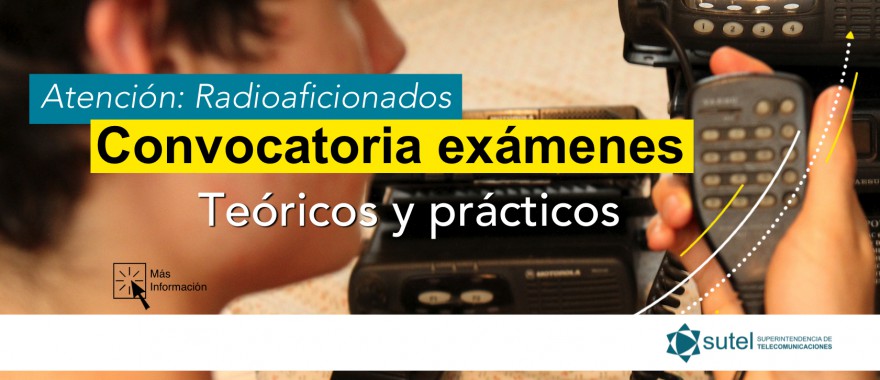 Convocatorias exámenes Radio aficionados -Junio 2017-
