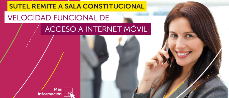 SUTEL remite a Sala Constitucional velocidad funcional de acceso a Internet móvil