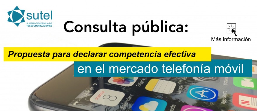 Consulta Pública: propuesta competencia efectiva telefonía móvil