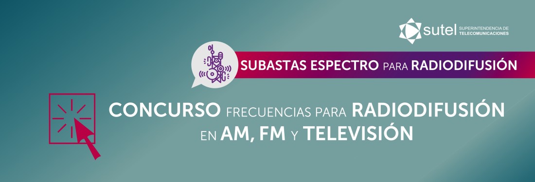 BANNER SUBASTA FM, AM Y TELEVISIÓN