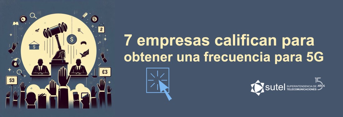 Banner precalificación subasta 5G Banner precalificación subasta 5G