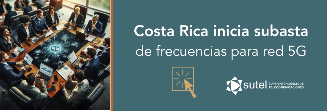 Costa Rica inicia subasta de frecuencias 5G