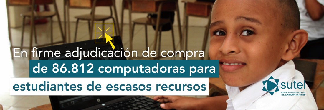 Banner adjudicación computadoras para el MEP Banner adjudicación computadoras para el MEP