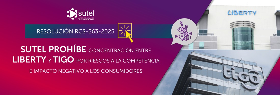 Banner rechazo de fusión Liberty y Tigo