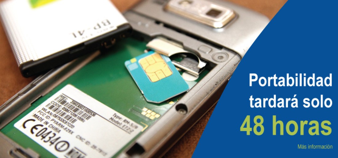 Portabilidad numérica tardará sólo 48 horas Portabilidad numérica en sólo 48 horas