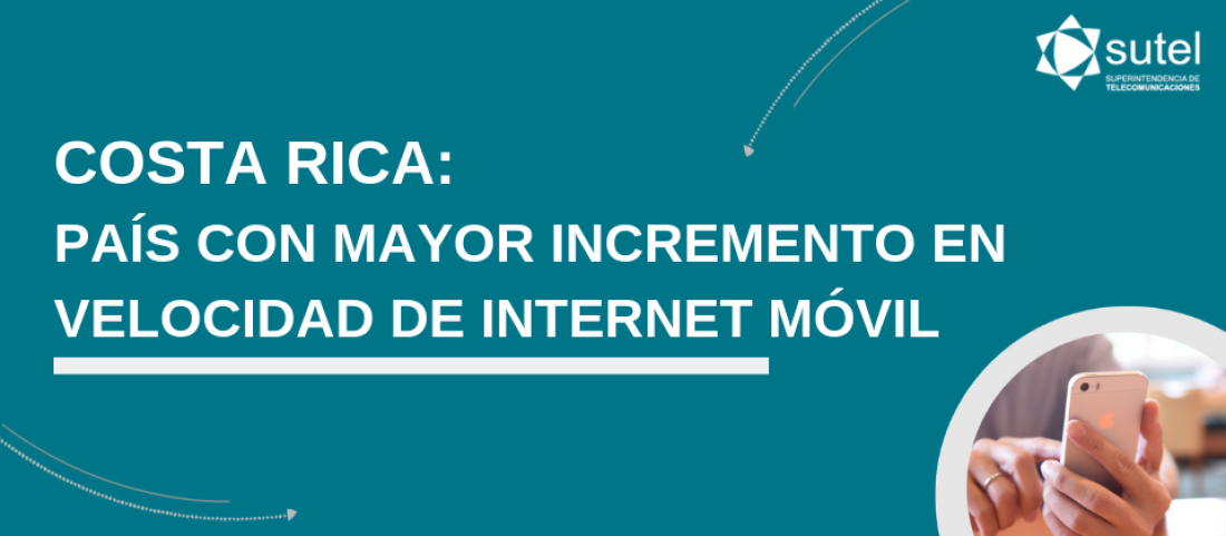Costa Rica es el país con mayor incremento en velocidad de Internet móvil