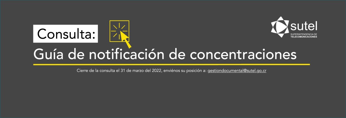 Banner consulta de notificación de concentraciones Banner consulta de notificación de concentraciones