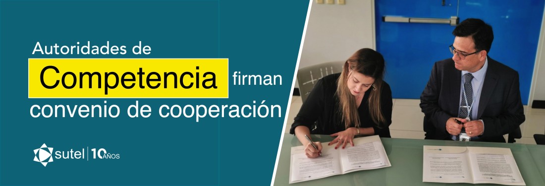 SUTEL y Coprocom firman acuerdo de cooperación SUTEL y Coprocom firman acuerdo de cooperación