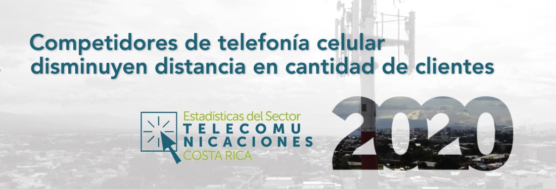 Banner Estadísticas Telecomunicaciones, Costa Rica 2020
