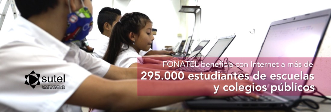 Banner estudiantes beneficiados por FONATEL