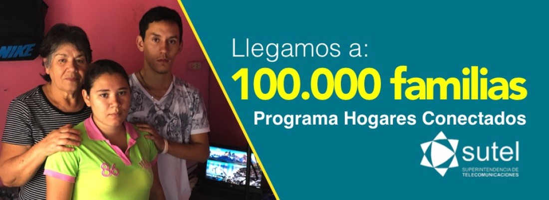 Programa Hogares Conectados llega a 100 mil familias