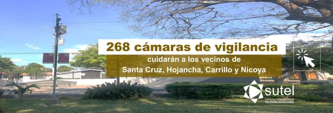 268 cámaras vigilarán cantones de Guanacaste