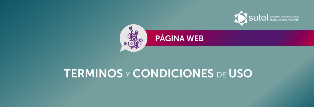 Términos y condiciones uso de página SUTEL